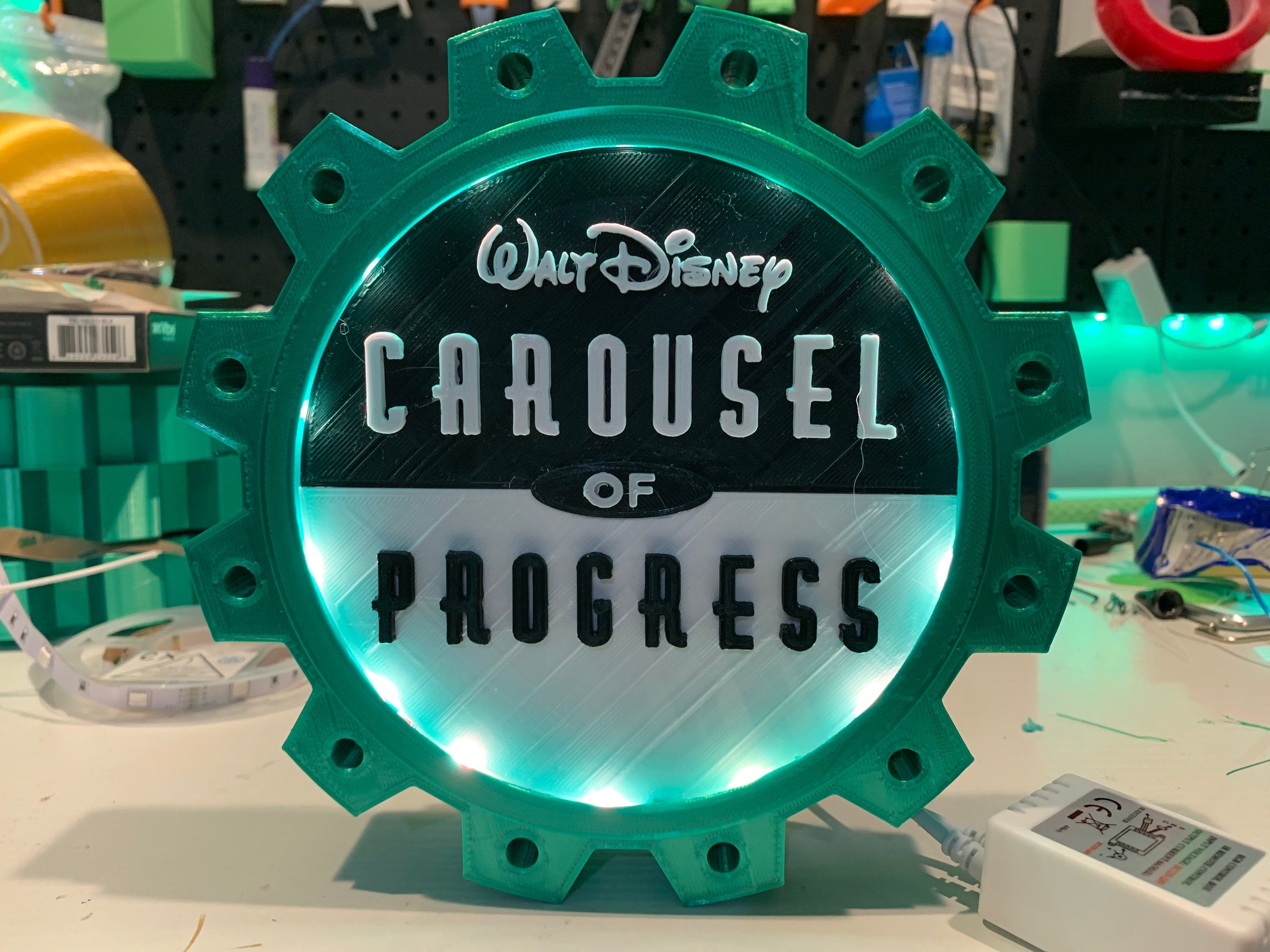 Carousel of Progress Sign - Disney World Decor Magic Kingdom Decor Valentine Gift for Disney Fans and Disney Lovers