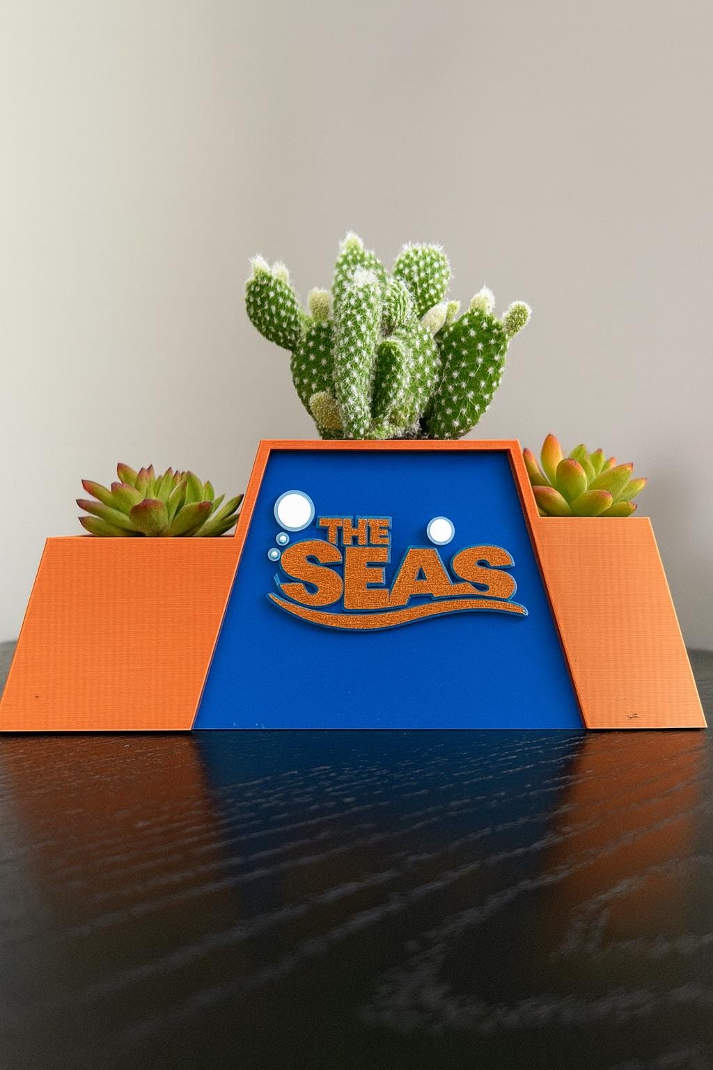 EPCOT The Seas Pavilion Planter - Disney Gift- 3D Printed Succulent Pot, Matches The Land Planter, Indoor Disney Decor for mothers days gift